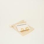 Completed Works Gold Stratum 18ct Gold Plated Brass Earrings