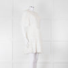 Rebecca Taylor Cream Cotton Lace Short Sleeve Dress