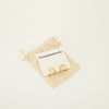 Completed Works Gold Stratum 18ct Gold Plated Brass Earrings