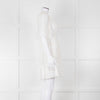 Rebecca Taylor Cream Cotton Lace Short Sleeve Dress