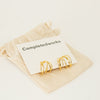 Completed Works Gold Stratum 18ct Gold Plated Brass Earrings