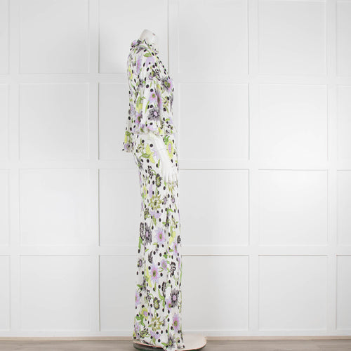 Hayley Menzies Floral Wide Sleeve Maxi Dress