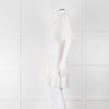 Rebecca Taylor Cream Cotton Lace Short Sleeve Dress
