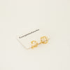 Completed Works Gold Stratum 18ct Gold Plated Brass Earrings