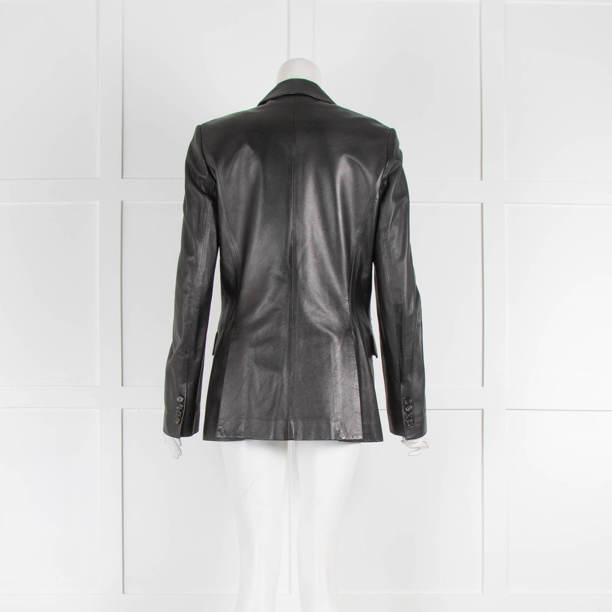 Hilfiger Black Leather Blazer