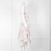 Zimmermann White Multicolour Floral Lace Trim Sleeveless Dress