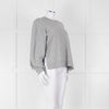 Ganni Grey Logo Sweat Shirt