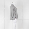 Ganni Grey Logo Sweat Shirt