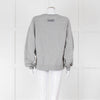 Ganni Grey Logo Sweat Shirt