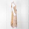 Zimmermann Multi Colour Paisley Print Sleeveless Asymmetric Hem Dress