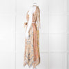 Zimmermann Multi Colour Paisley Print Sleeveless Asymmetric Hem Dress