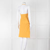 Jacquemus Gold Yellow Halter Fitted 'Le Splash' Dress