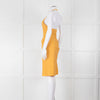 Jacquemus Gold Yellow Halter Fitted 'Le Splash' Dress