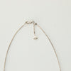 Monica Vinader Sterling Silver Diamond Circle With Chain Necklace