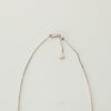 Monica Vinader Sterling Silver Diamond Circle With Chain Necklace