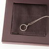Monica Vinader Sterling Silver Diamond Circle With Chain Necklace