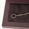 Monica Vinader Sterling Silver Diamond Circle With Chain Necklace