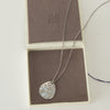 Monica Vinader Sterling Silver Diamond Petal Pendant With Chain
