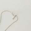 Monica Vinader Sterling Silver Diamond Petal Pendant With Chain
