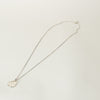 Monica Vinader Sterling Silver Diamond Petal Pendant With Chain