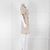 Burberry Brit Beige Front Pockets Belted Cotton Dress