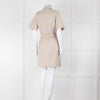 Burberry Brit Beige Front Pockets Belted Cotton Dress