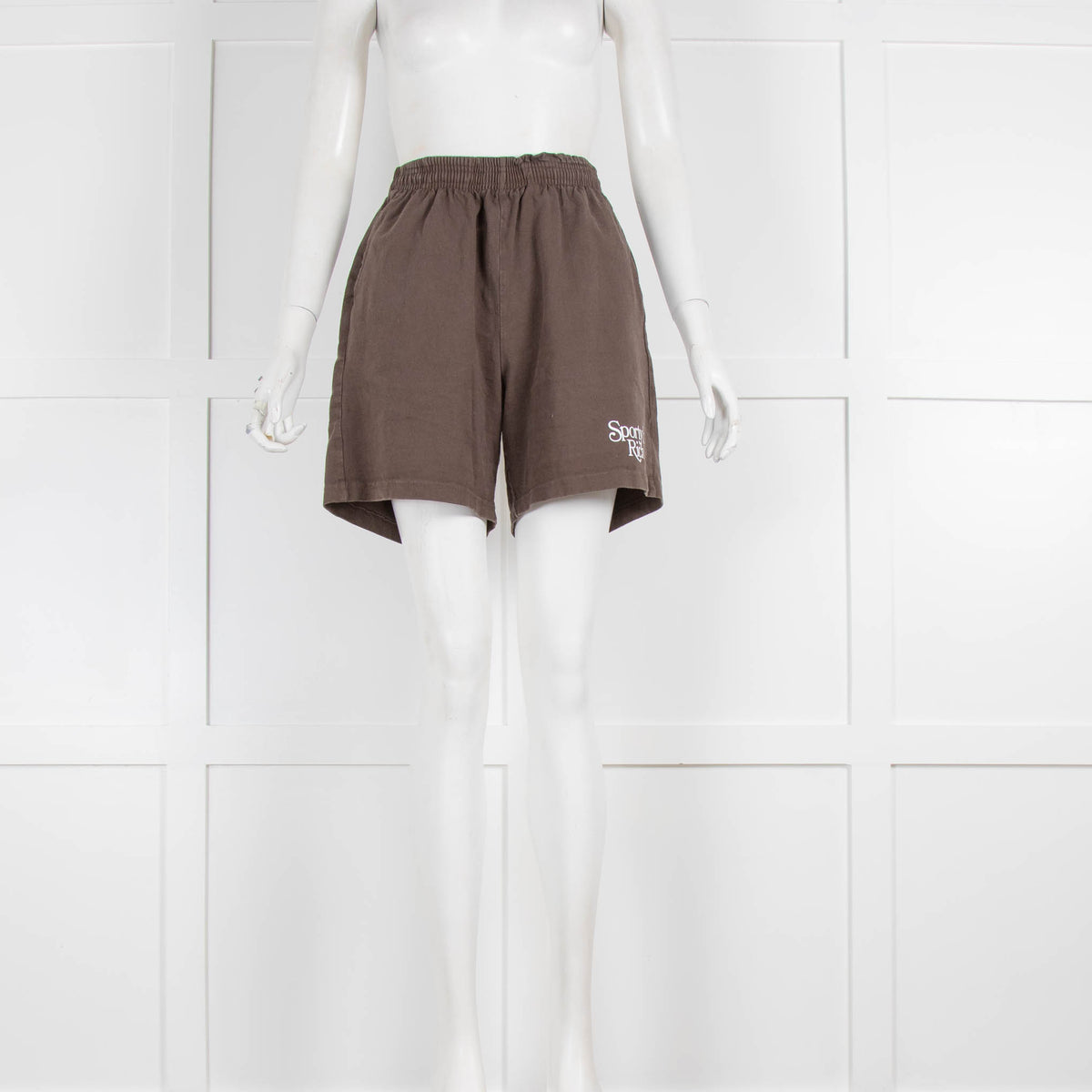 Sporty & Rich Brown Sports Shorts