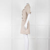 Burberry Brit Beige Front Pockets Belted Cotton Dress