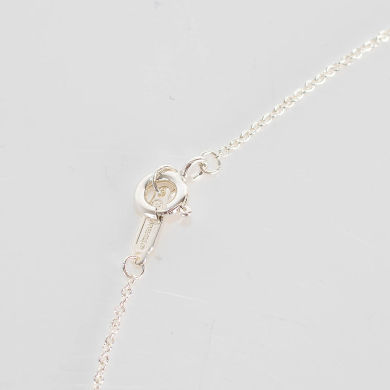 Tiffany Co Silver Heart Short Pendant