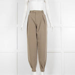 Lattelier Green Cuffed Suit Trouser