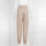 Lattelier Beige Cuffed Tailored Trouser
