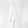 See By Chloe White Cotton Lace Detail Puff Sleeve Top