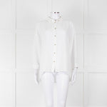 Weekend Maxmara White Button Up Cotton Shirt
