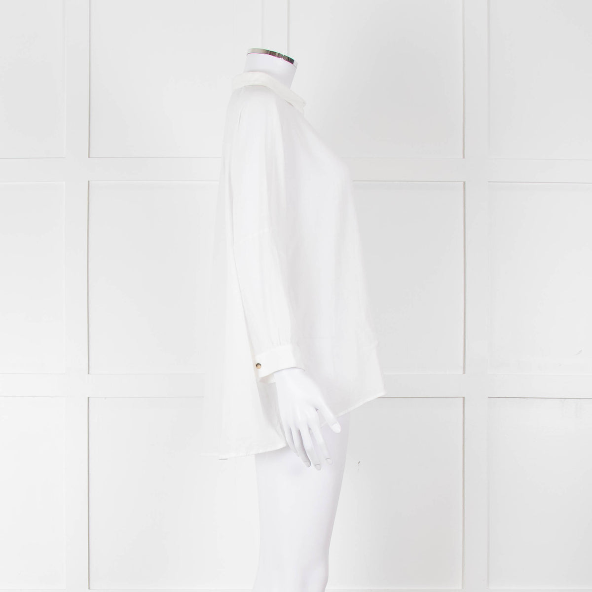 Weekend Maxmara White Button Up Cotton Shirt