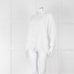 Weekend Maxmara White Button Up Cotton Shirt