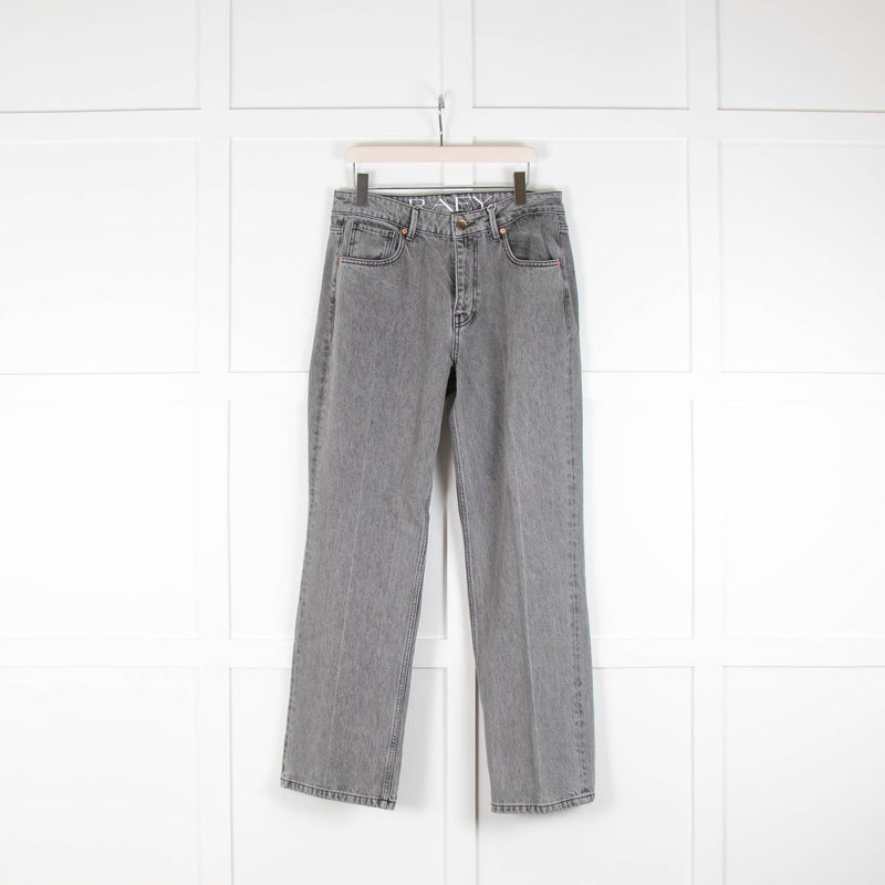 Raey Grey Wide Leg Jeans