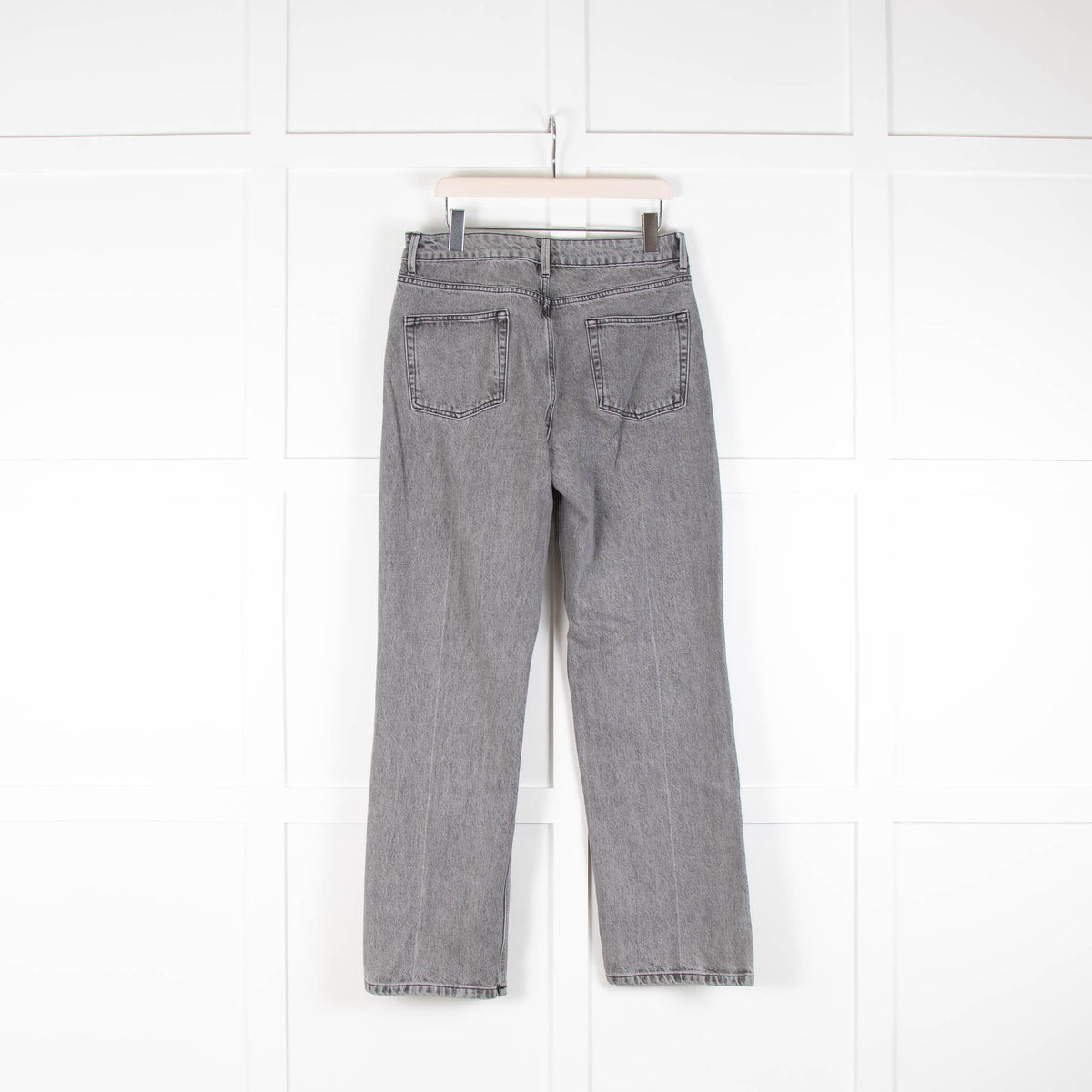 Raey Grey Wide Leg Jeans