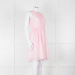 MSGM Pink Lace Sleeveless Dress