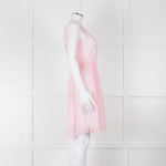 MSGM Pink Lace Sleeveless Dress