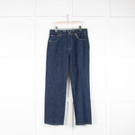 Raey Dark Denim Wide Leg Push Jeans