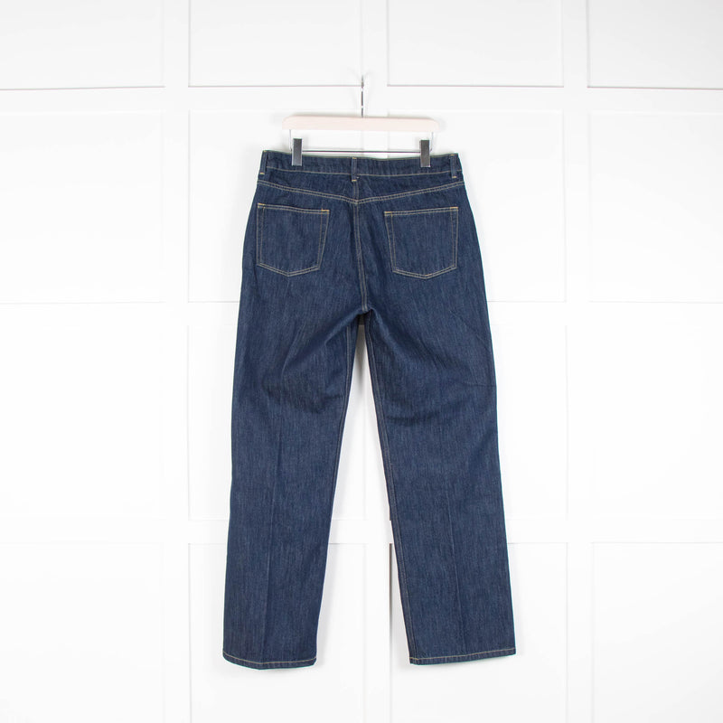 Raey Dark Denim Wide Leg Push Jeans