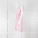 MSGM Pink Lace Sleeveless Dress