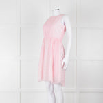 MSGM Pink Lace Sleeveless Dress