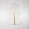 Raey White Balloon Style Wide Leg Jeans