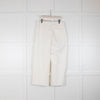Raey White Balloon Style Wide Leg Jeans