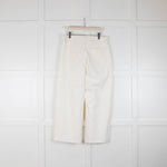 Raey White Balloon Style Wide Leg Jeans