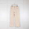 Raey Cream Full Length Boyfriend Jeans