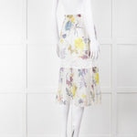 See By Chloe Cream Multi Floral Skirt