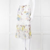 See By Chloe Cream Multi Floral Skirt