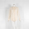 Loro Piana Ruffle Front Silk Shirt